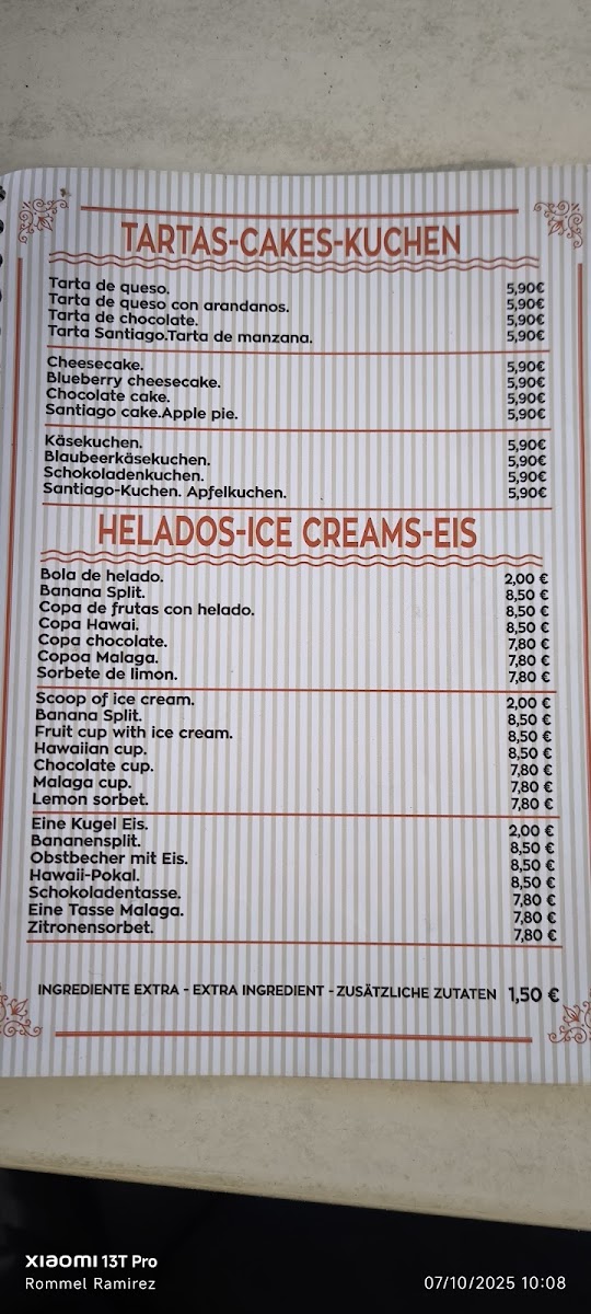 Casa de la Pizza Menu - Image 6